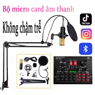 mic thu âm livestream hát karaoke micro woaichang bm900 card thumbnail