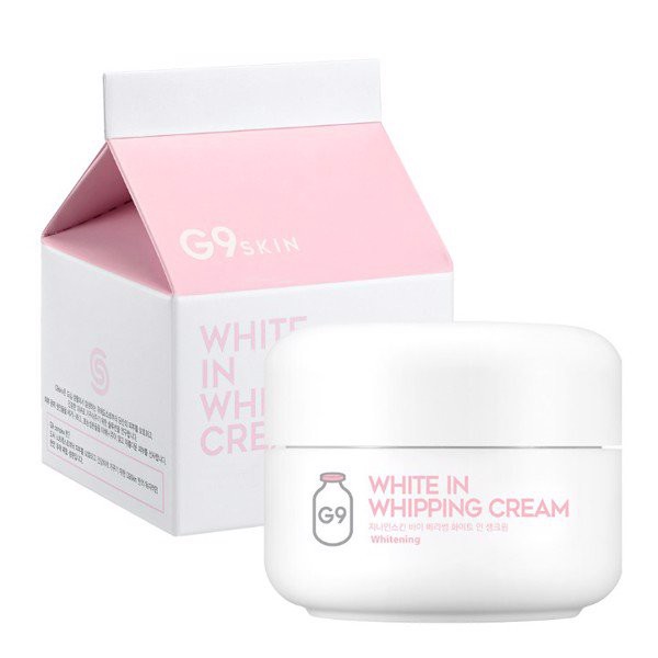 Kem Dưỡng Da Trắng Hồng G9 Skin White In Milk Whipping Cream 50g, Moisture Cream 100g