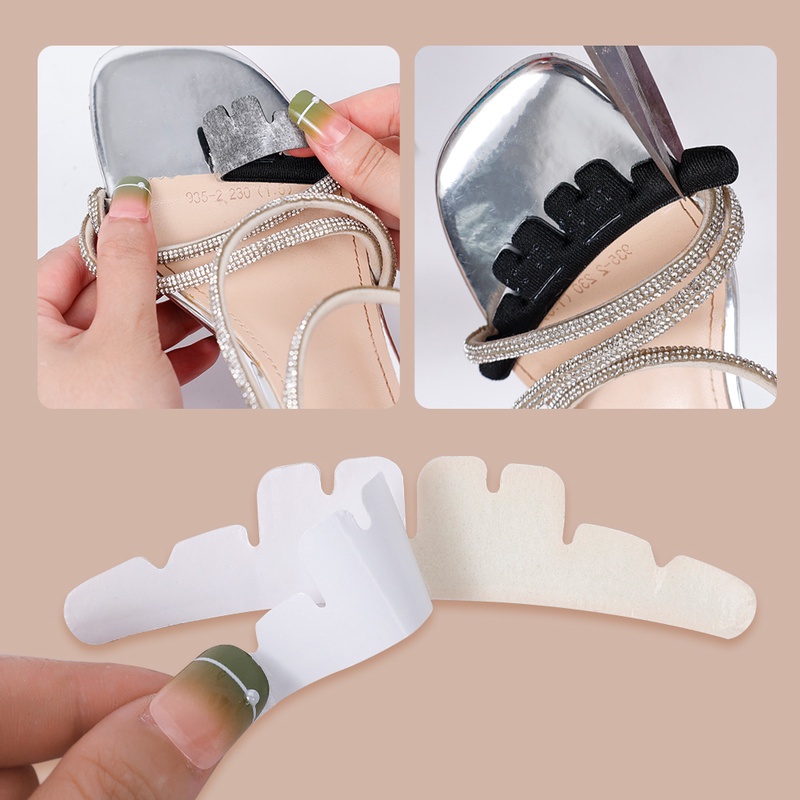 1 Cặp Miếng Dán Giày Cao Gót Thể Thao Mềm Vô Hình Chống Trượt Chống Mài Mòn Bảo Vệ Thoải Mái Cho Nữ