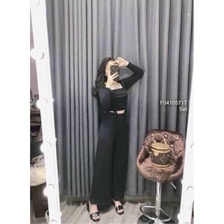Xả kho Set áo tay dài+ quần ống suông xinh xắn, bao đẹp,hot hot mã TF2711100