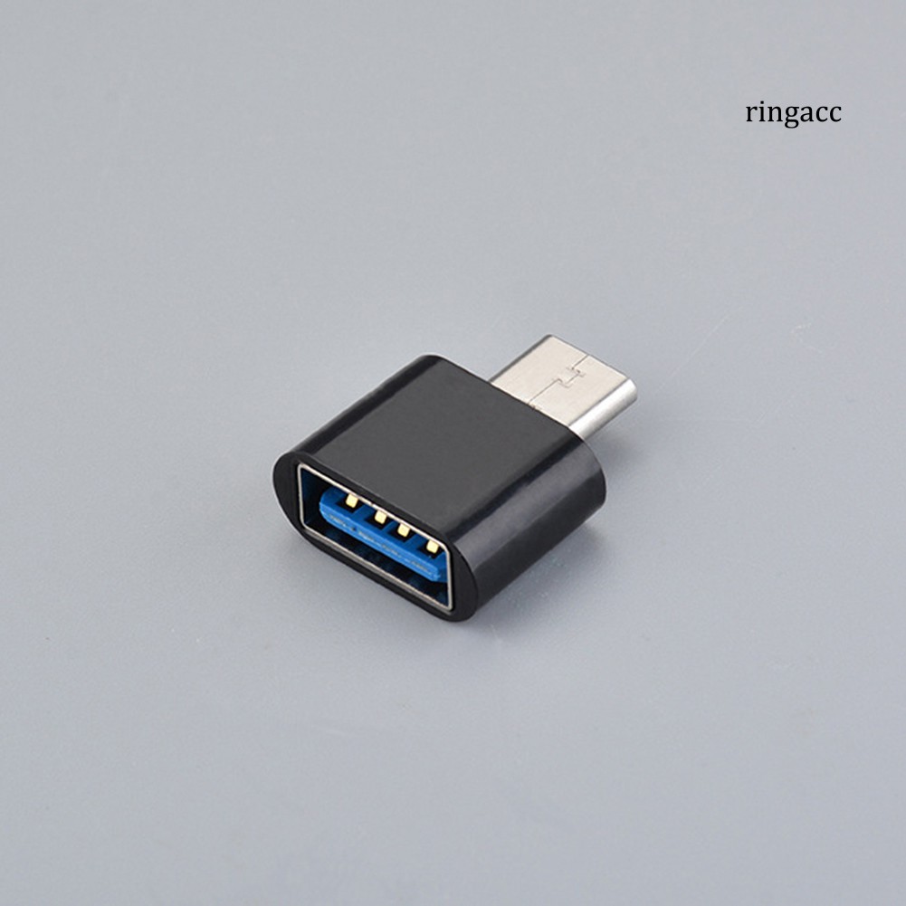 Set 2 Đầu Chuyển Đổi Từ Giác Cắm Type-C Sang Usb Otg