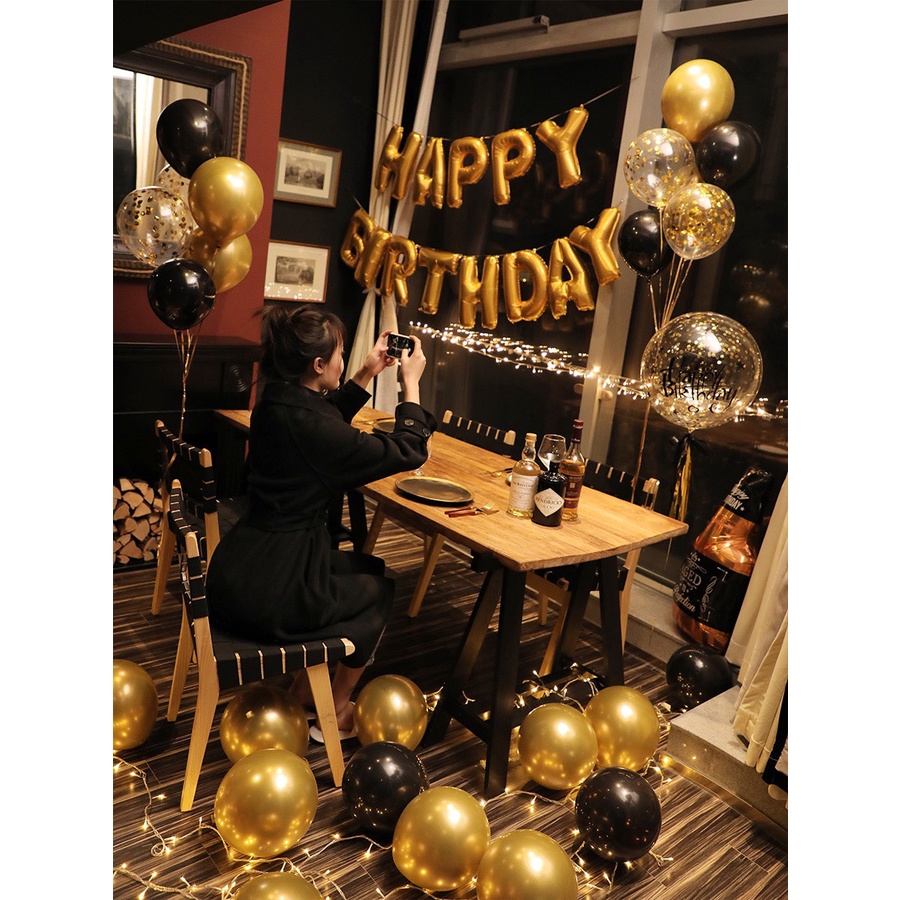 Set bóng bay trang trí sinh nhật bé trai và bé gái (Sang chảnh và dễ làm) chọn mẫu