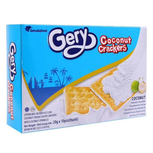 Bánh Quy Dừa Gery Hộp 200g