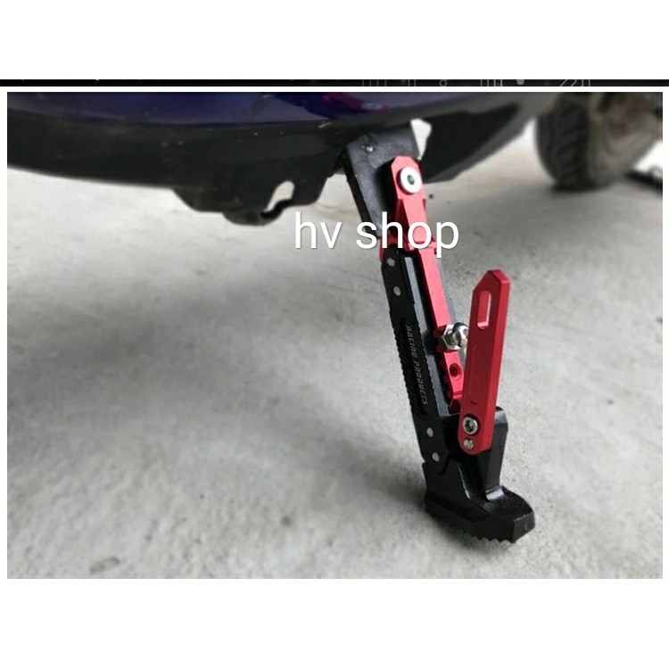 chong nghieng xe may Chống nghiêng xe máy moto nhôm CNC cao cấp Hv shop ( 1 cái )