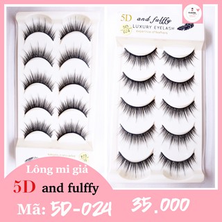 5D and fulffy - LÔNG MI GIẢ (MÃ 5D - 024)