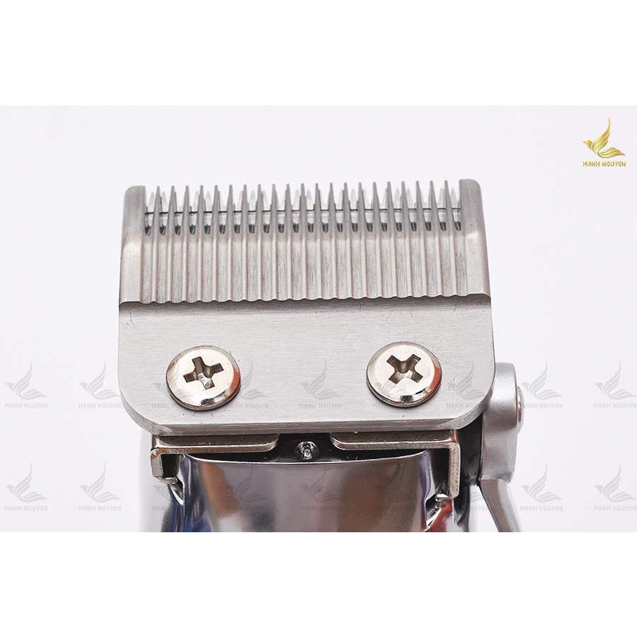 Tông đơ cắt tóc Kemei KM-1998 Chính Hãng Bảo Hành 12 Tháng - Tông đơ hớt tóc kim loại nguyên khối - Hàng đập hộp
