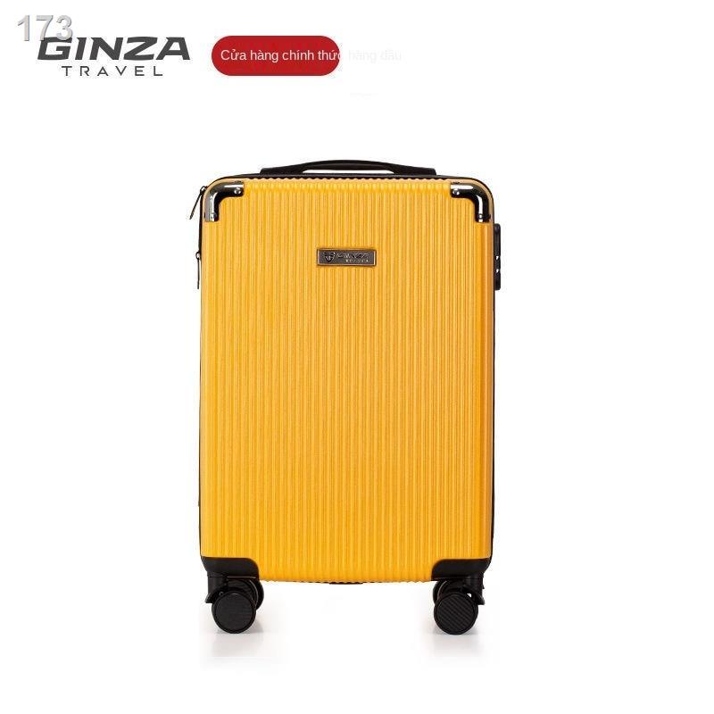 Ginza A-6609 Hành lý Nữ Mini Nhỏ 20 inch Ổ khóa kết hợp bánh xe đa năng mạnh và bền Hộp đựng đẩy mới