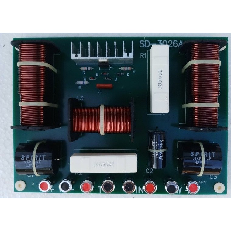 BỘ 2 MẠCH PHÂN TẦN SD3026 - 2 BASS 1 TREBLE - DÙNG CHO THÙNG LOA CÔNG SUẤT LỚN