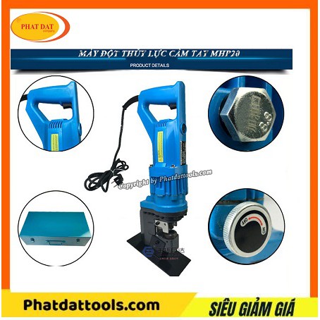 Máy đột thủy lực chạy điện cầm tay  MHP-20