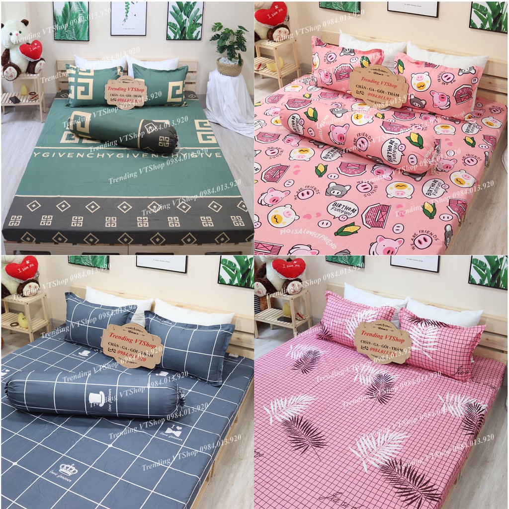 Bộ ga gối Poly Cotton giá cực rẻ, siêu bền
