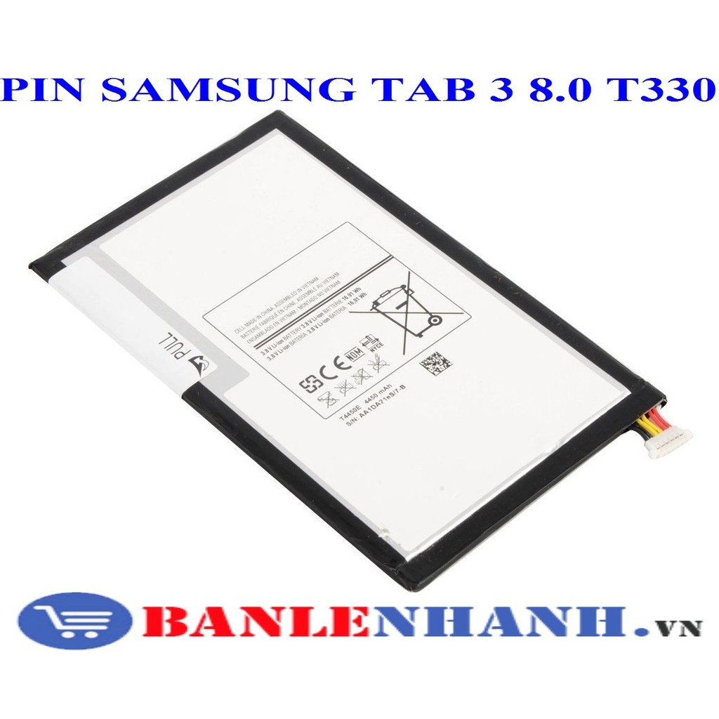PIN SAMSUNG TAB 3 8.0 T330 [PIN NEW 100%, ZIN ]