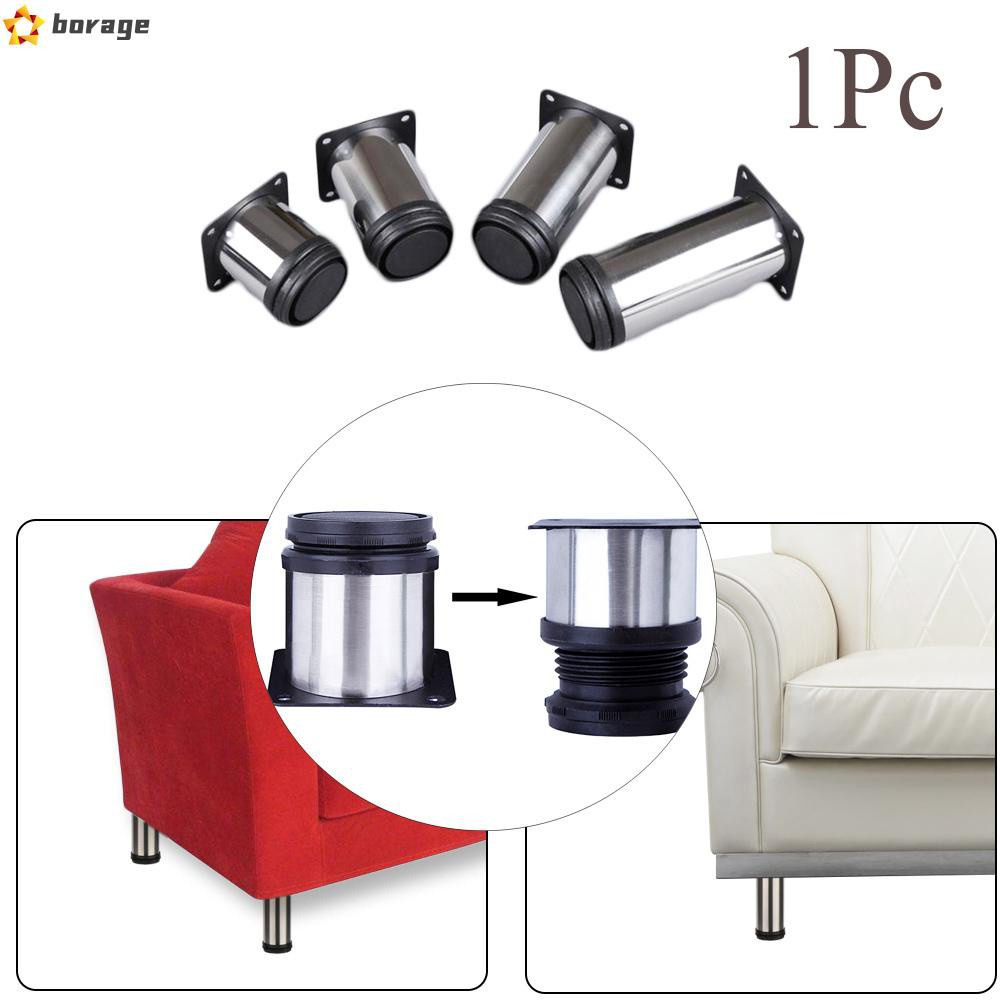 Chiều cao có thể điều chỉnh đồ nội thất bằng thép không gỉ Chân / Chân Tủ bếp Ghế sofa Chân tròn