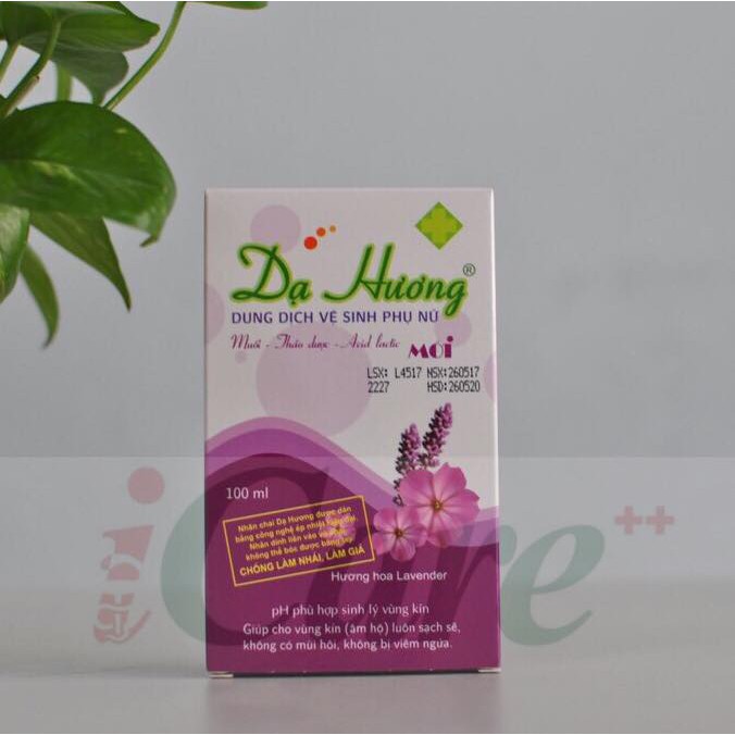 DUNG DỊCH VỆ SINH PHỤ NỮ DẠ HƯƠNG HƯƠNG HOA LAVENDER