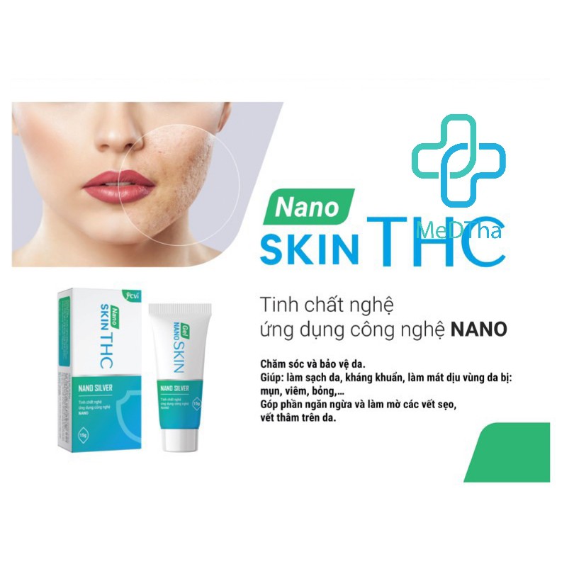 Nano skin THC - Làm sạch da, mát dịu da, chăm sóc và bảo vệ da, mờ sẹo thâm trên da (Tuýp 15g) [Chính hãng]