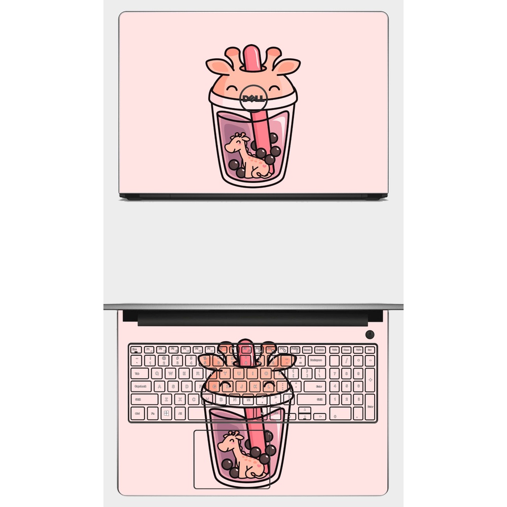 SKIN dán Laptop in hình TRÀ SỮA CUTE. Full các dòng máy: Asus, Acer, Dell, HP,.. In hình theo yêu cầu