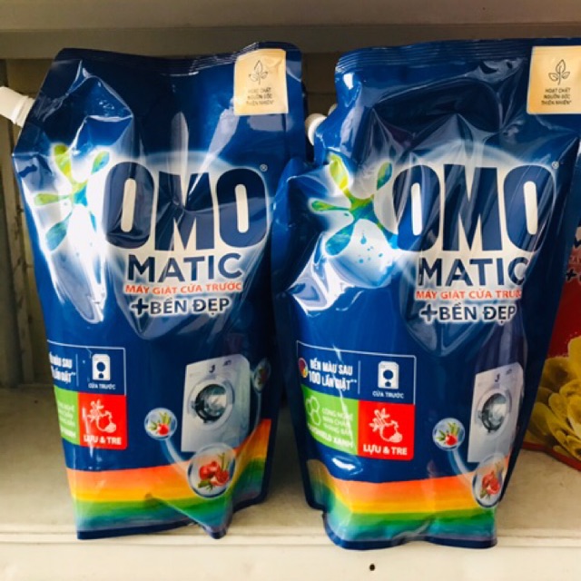 Nước giặt Omo Matic túi 2kg cửa trước( bao hì thay đổi theo đơt sản xuất)