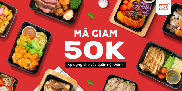 HCM [E-Voucher] Mã giảm giá 50k khi đặt món trên FitFood