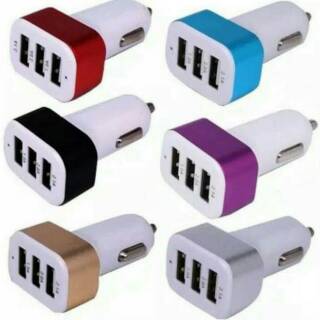 Bộ Sạc Xe Hơi 3 Cổng Usb Tiện Dụng