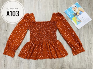 Bigsize Áo hoa nhí A103