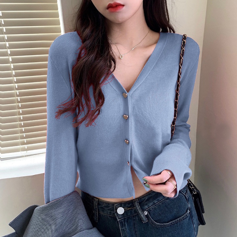 Áo khoác cardigan dệt kim mềm mại thời trang mùa đông phong cách Hàn Quốc cho nữ