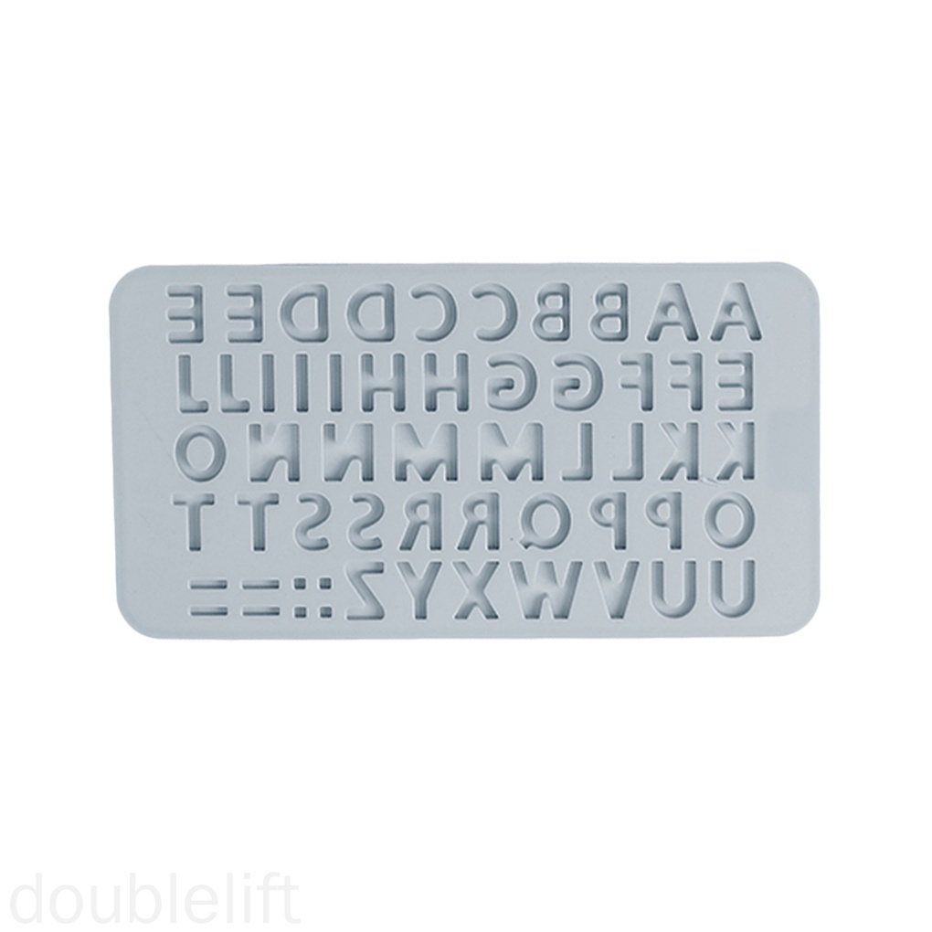 Khuôn Silicone Tạo Hình Chữ Cái Trang Trí Bánh