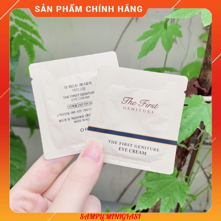 combo 10 gói kem dưỡng mắt Ohui the first