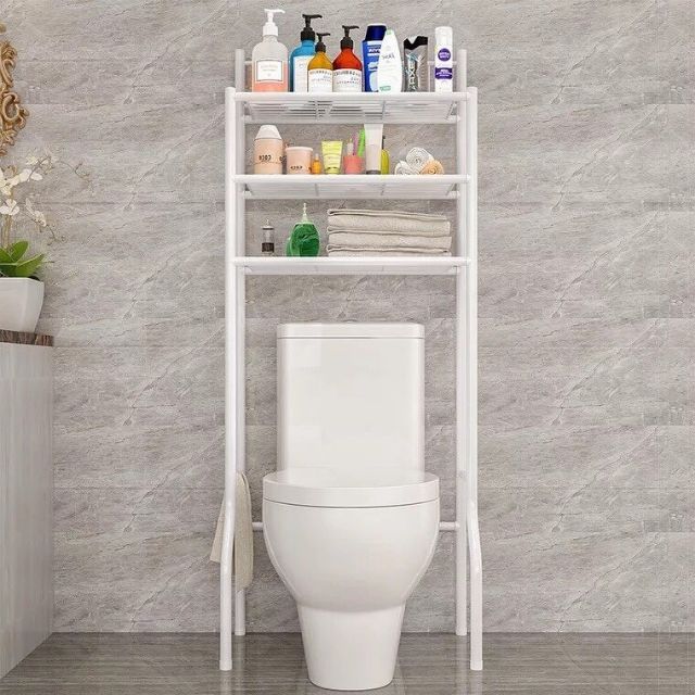 KỆ ĐỂ SAU TOILET THÔNG MINH - KỆ NHÀ TẮM - KỆ ĐỂ ĐỒ NHÀ VỆ SINH ĐA NĂNG