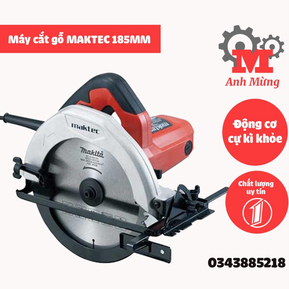 Máy cắt gỗ Maktec 185mm cắt bê tông sắt gạch đá