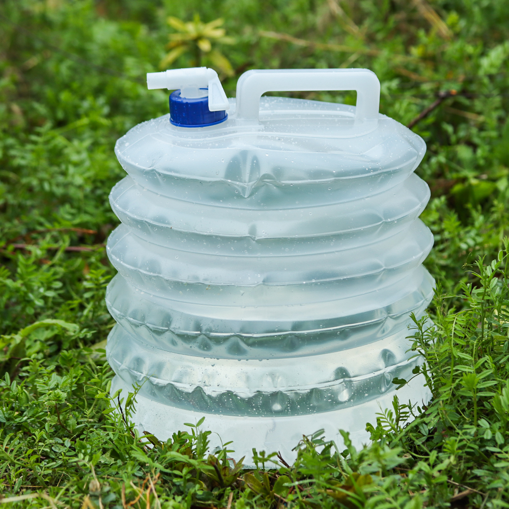 Túi đựng nước trong suốt có thể gấp gọn tiện lợi dung tích 3L/ 5L/ 10L/ 15L chất lượng cao