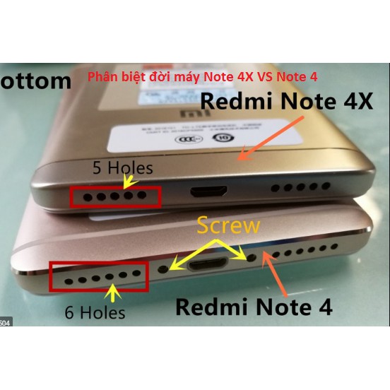 Cảm ứng Xiaomi Redmi Note 4X