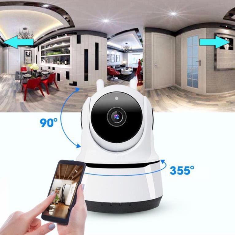 Camera IP Wifi - Carecam Trong Nhà PAF-200 2.0Mpx -1080p, Hình Ảnh Xem Siêu nét, Di Chuyển Theo Chuyển Động