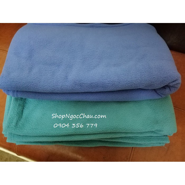Combo 3 chăn nỉ xanh mới loại 1 (mới 100% dày đẹp)