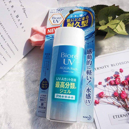 KEM CHỐNG NẮNG BIORE UV Aqua Rich Watery Gel 90ml SPF 50 PA++++