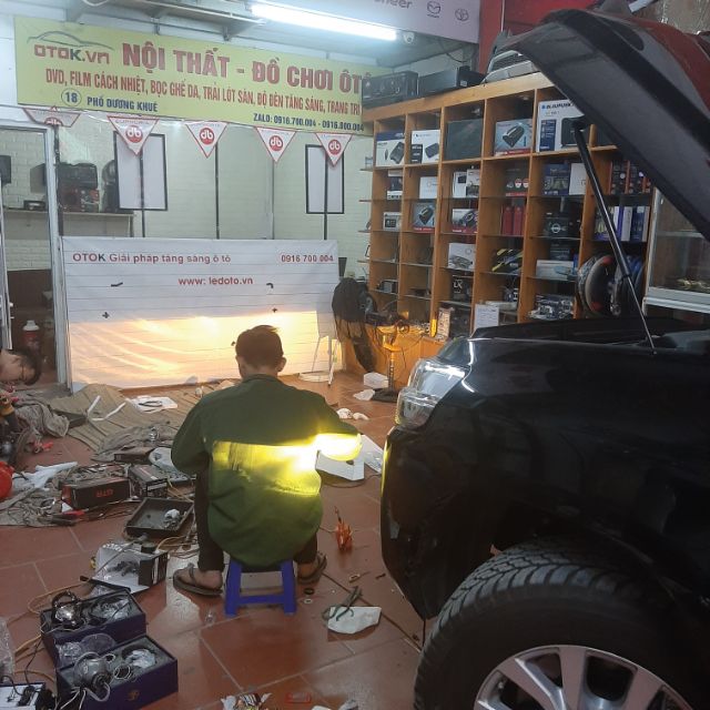 Combo bóng xenon vàng chanh + ballast