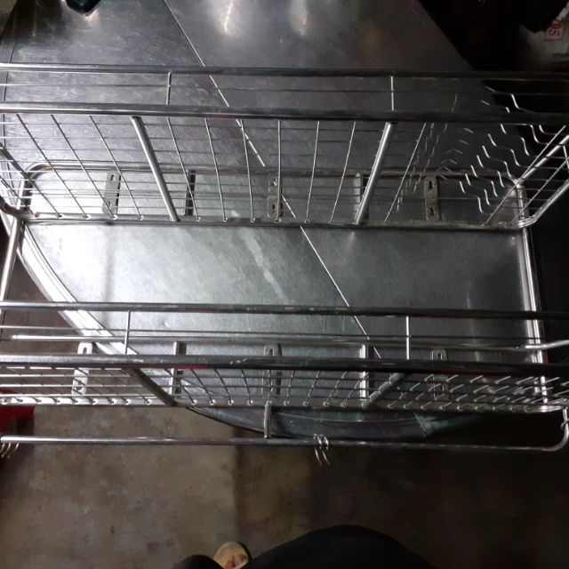 Kệ chén treo tường inox 201