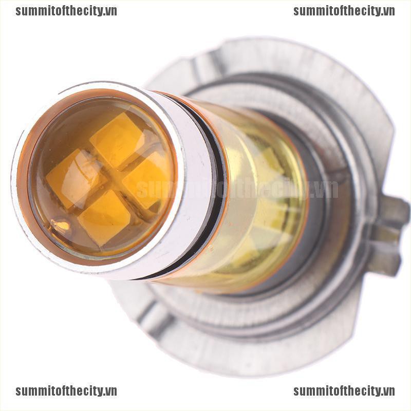 Set 2 Đèn Sương Mù H4 / H7 9003 HB2 8000K Hi / Lo Chùm 20 Bóng LED DRL Dành Cho Ô Tô