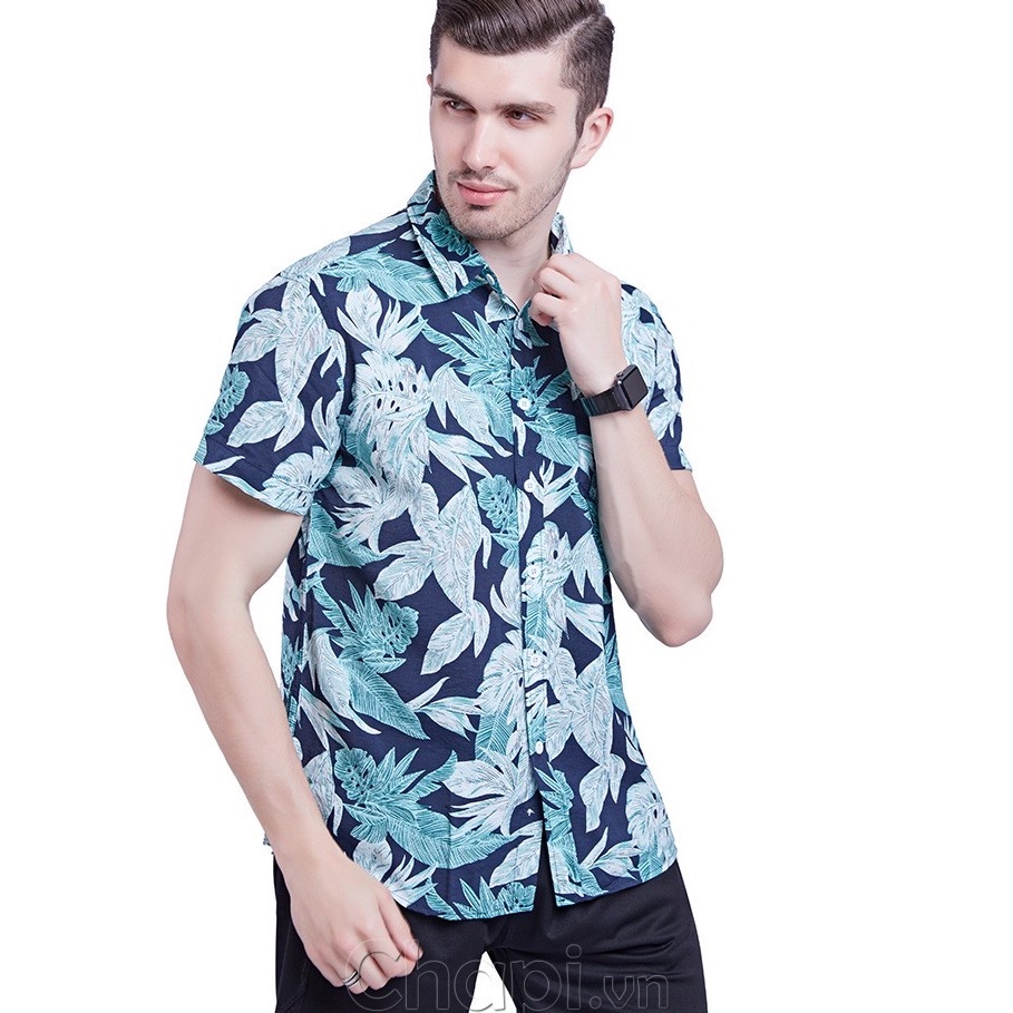 Áo sơ mi Hawaii Nam Nữ đi biển mùa hè fullsize 45-85kg