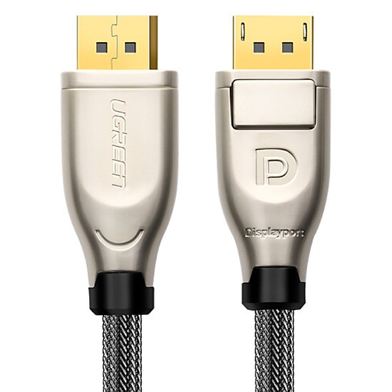Cáp Displayport dài 5m bọc chống nhiễu Ugreen 30122 Hàng Chính Hãng
