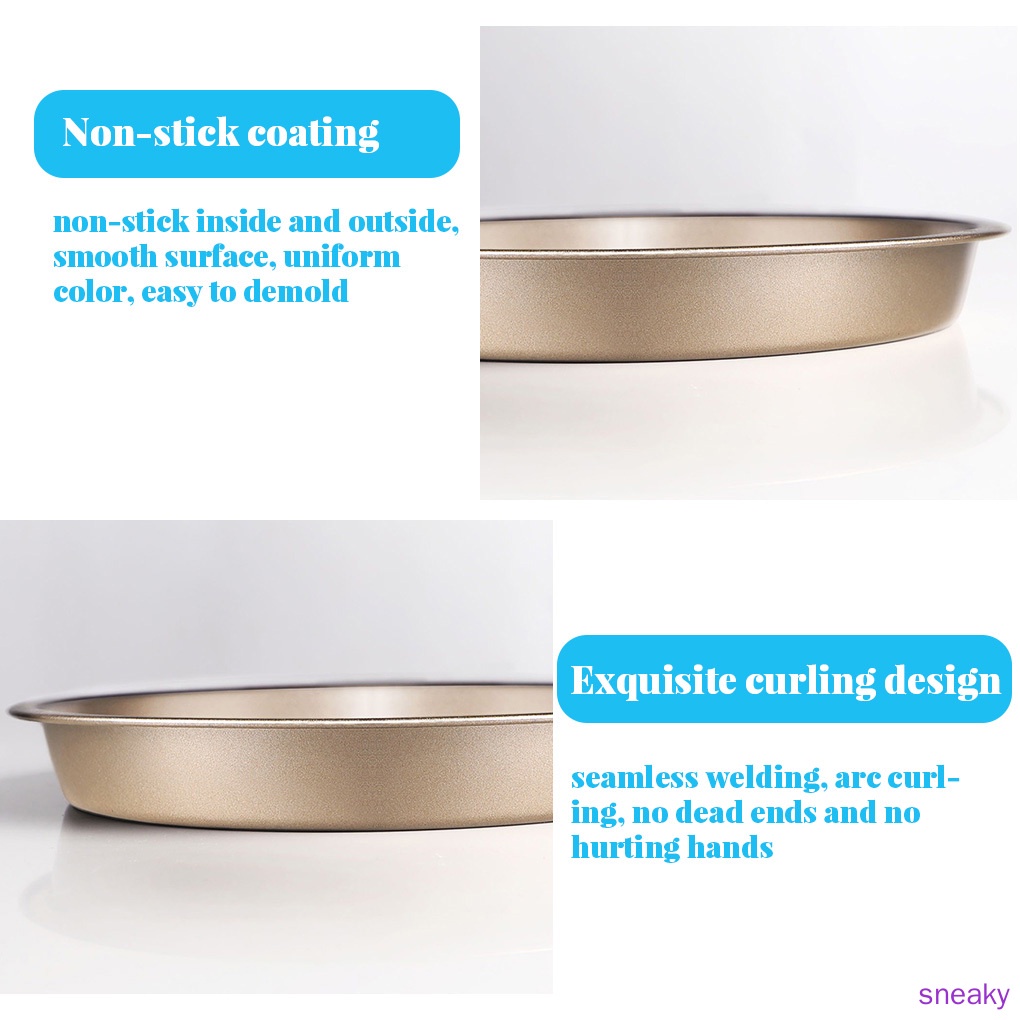 Khay nướng bánh hình tròn bằng kim loại chống dính kích thước 5 inch