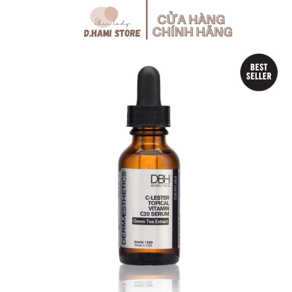 Tinh chất chống lão hóa chuyên sâu và tăng sinh collagen DBH C-Lester Topical Vitamin C20 Serum, huyết thanh