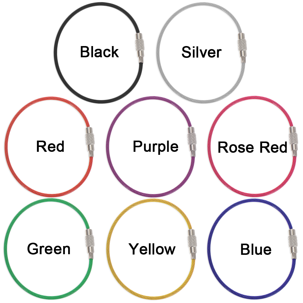 Set 5 Móc Khóa EDC Hình Chìa Khóa Nhiều Màu Sắc