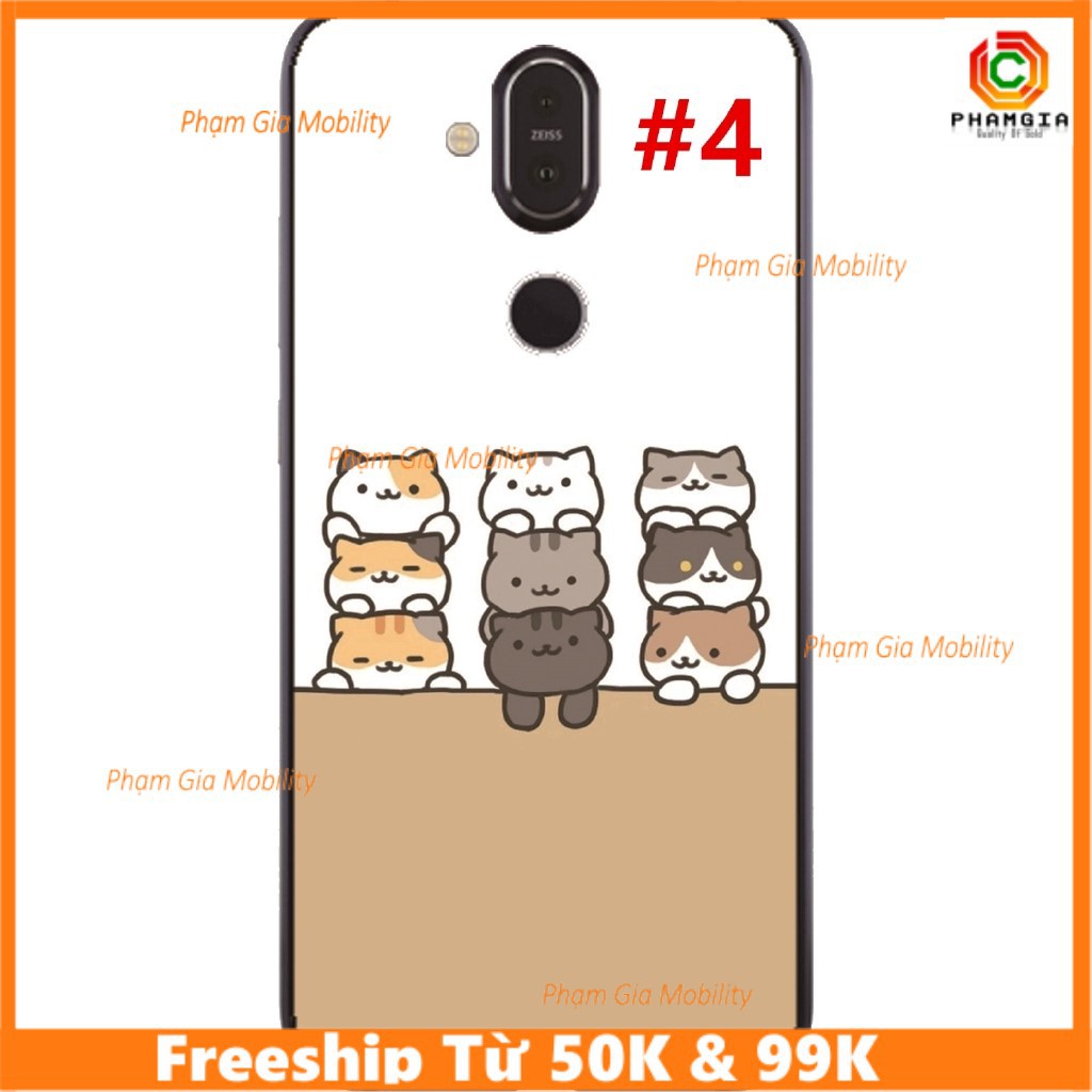Ốp lưng hình dẻo, hình mèo Nokia 2.1 / 3.1 /5.1+(Plus)/X5/6.1+(Plus)/X6 /7.1+(Plus)/X7
