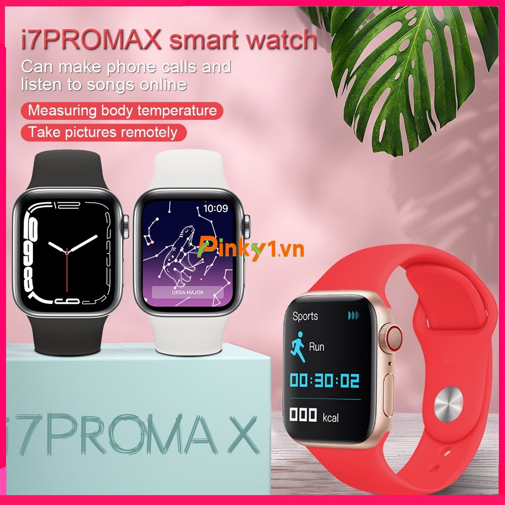 I7PROMAX Smartwatch Bluetooth Cuộc Gọi Trái Tim Tỷ Lệ Màn Hình Thể Thao Tập Thể Dục Tracker Thông Minh Đồng Hồ