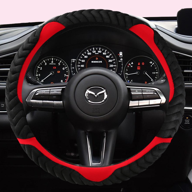 Bọc Vô Lăng 38CM Chống Trượt Cho CX-3 CX-4 CX-5 CX-7 CX-9 Mazda 3 Axela 6 Gh Gj Demio