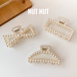 Kẹp tóc dọc đính nơ - kẹp tóc búi Hàn Quốc điệu đà KTN03