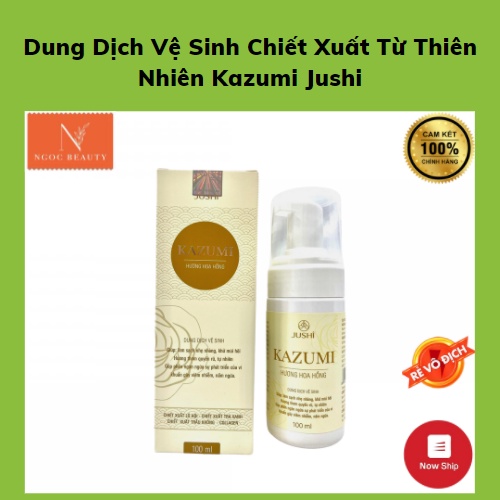 Dung Dịch Vệ Sinh Làm Sạch, Ngừa Mẩn Ngứa ,Hương Hoa Hồng Kazumi Jushi