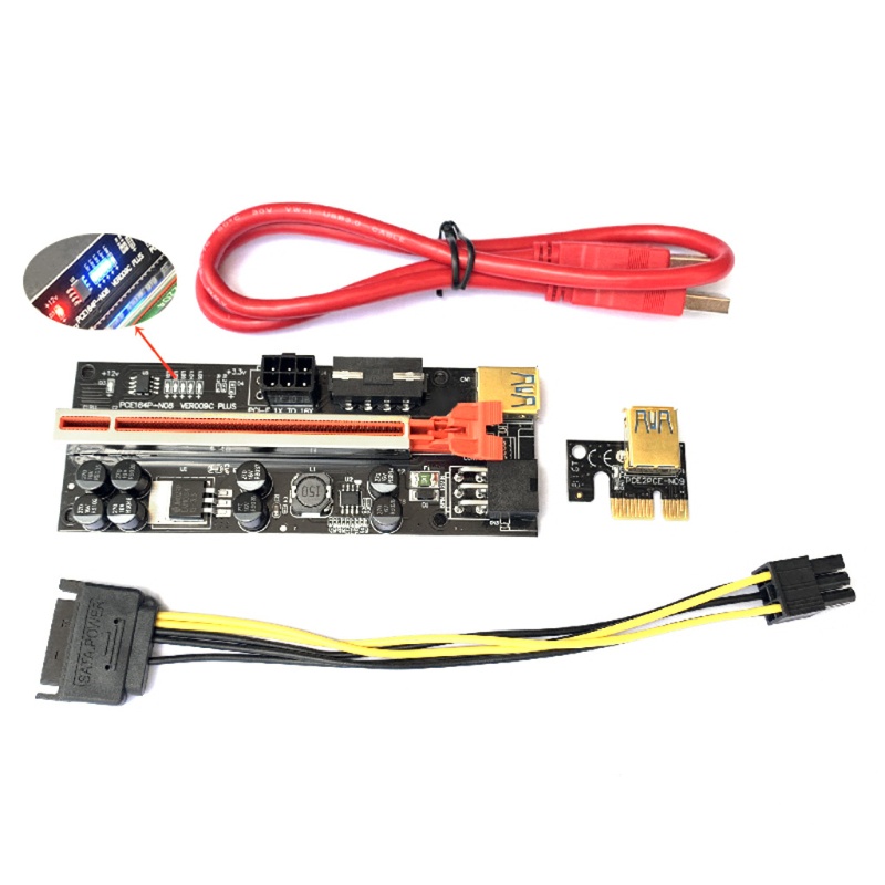 Card Đồ Họa Pci-E 1x 16x Riser Foe009C