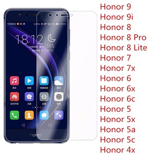 Kính Cường Lực Bảo Vệ Màn Hình Cho Huawei Honor 10 9 8 7 7X 6C 5 5X 5C Pro Lite
