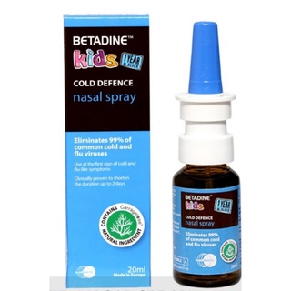 Dung dịch xịt mũi cho trẻ từ 1 tuổi BETADINE KIDS Cold Nasal Spray