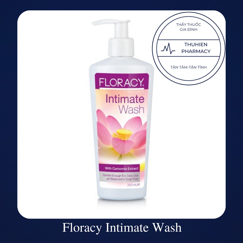 Dung dịch vệ sinh Floracy Intimate Wash làm sạch nhẹ nhàng và duy trì pH tự nhiên (Lọ 125ml)